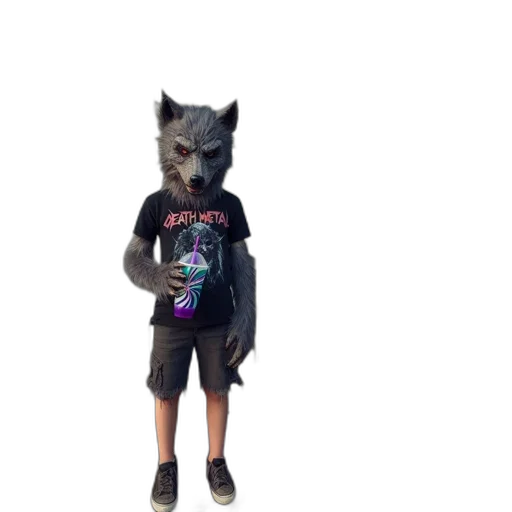 animal, creature, jacket, staff transparent PNG cut-out