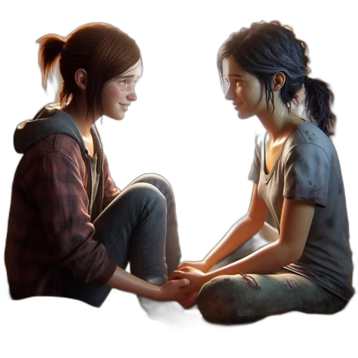 concept art, photorealistic, oil painting, pixel art transparent PNG cut-out