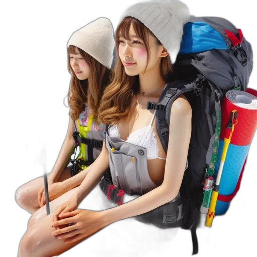 hat, jacket, photorealistic, 3d render transparent PNG cut-out