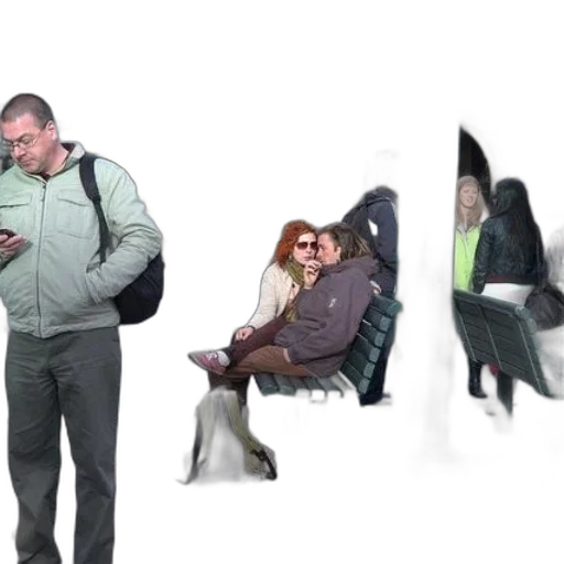 jacket, staff, umbrella, furniture transparent PNG cut-out