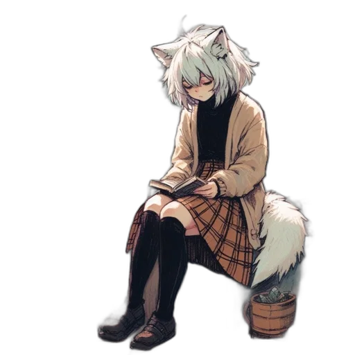 creature, staff, animal, jacket transparent PNG cut-out