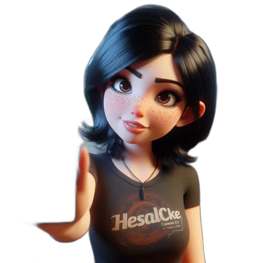 staff, dress, face, jewelry transparent PNG cut-out