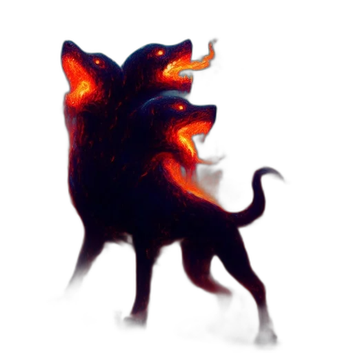 creature, animal, dragon, staff transparent PNG cut-out
