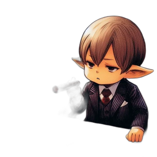 staff, mask, creature, pixel art transparent PNG cut-out