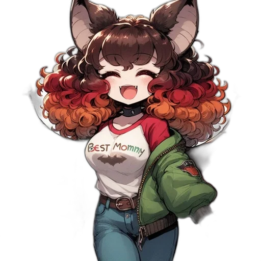 jacket, animal, hair, hat transparent PNG cut-out