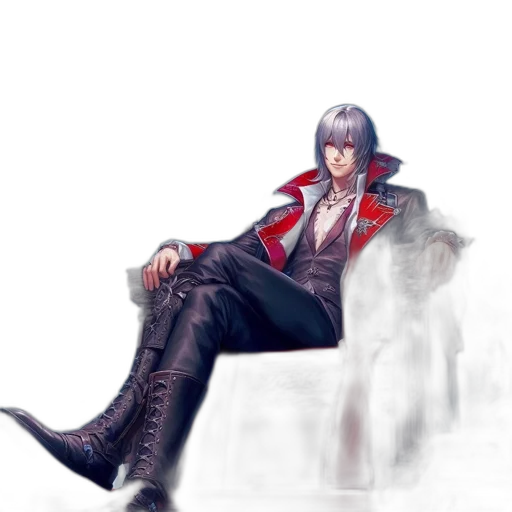 jacket, staff, dragon, sword transparent PNG cut-out