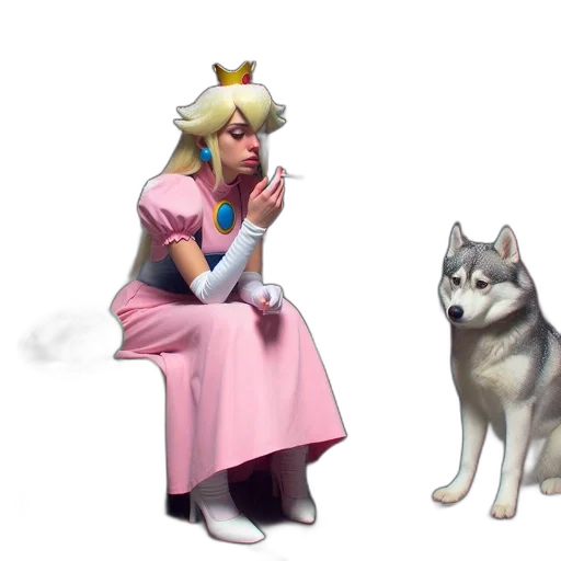 staff, dress, animal, concept art transparent PNG cut-out