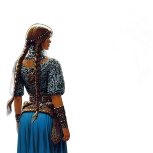 sword, staff, dress, jewelry transparent PNG cut-out