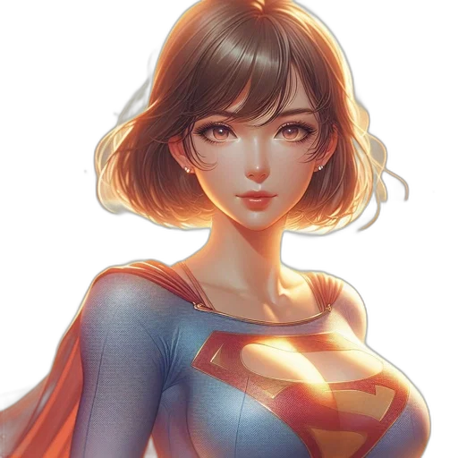 face, dress, comic book art, concept art transparent PNG cut-out