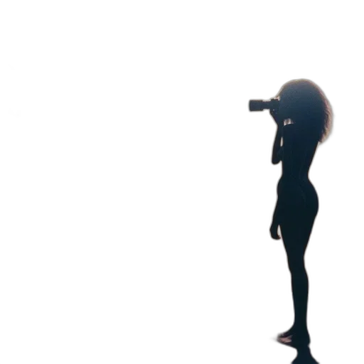 staff, hair, dress, weapon transparent PNG cut-out