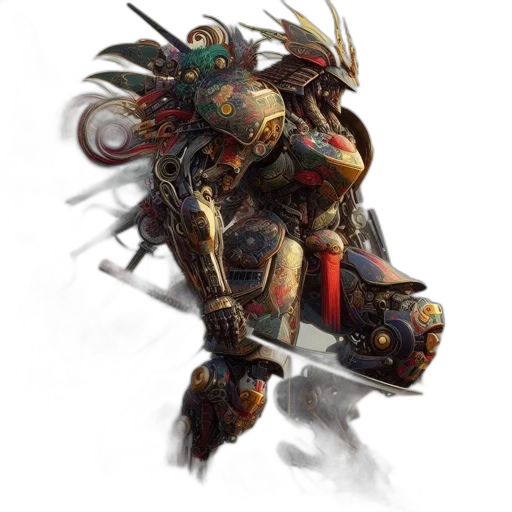 weapon, dragon, robot, sword transparent PNG cut-out