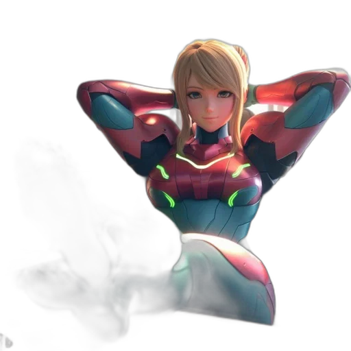 robot, weapon, jacket, dress transparent PNG cut-out