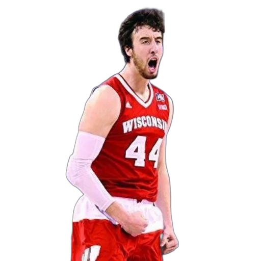 basketball, player, wearing, wisconsin transparent PNG cut-out