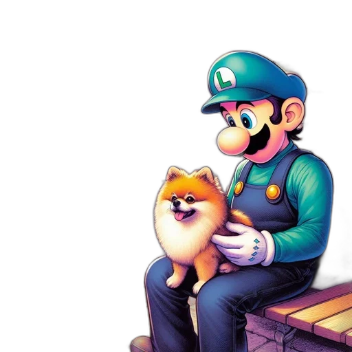 animal, staff, pixel art, concept art transparent PNG cut-out