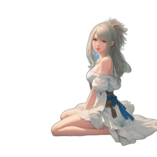 dress, sword, robot, staff transparent PNG cut-out