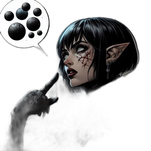 staff, comic book art, concept art, fantasy art transparent PNG cut-out