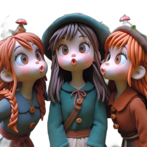 staff, face, 3d render, concept art transparent PNG cut-out