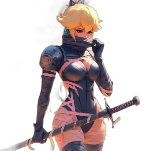 weapon, sword, staff, robot transparent PNG cut-out