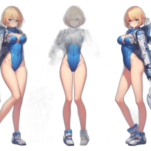 jacket, robot, dress, concept art transparent PNG cut-out