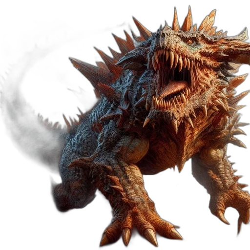 dragon, creature, animal, concept art transparent PNG cut-out