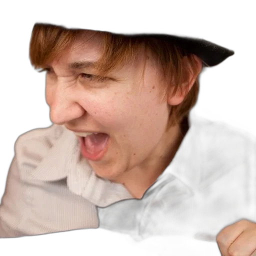 hat, face, mask, staff transparent PNG cut-out