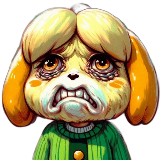 staff, face, animal, creature transparent PNG cut-out