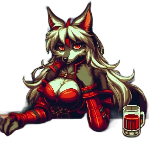 robot, bottle, pixel art, concept art transparent PNG cut-out