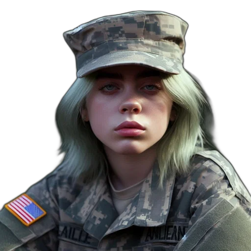 face, hat, jacket, staff transparent PNG cut-out