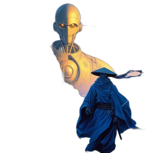 mask, robot, dress, face transparent PNG cut-out
