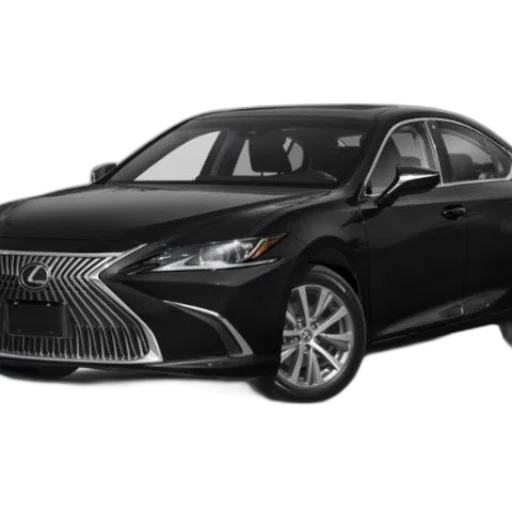 car, 3d render, photorealistic, black transparent PNG cut-out