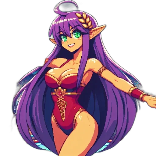 crown, staff, dress, dragon transparent PNG cut-out