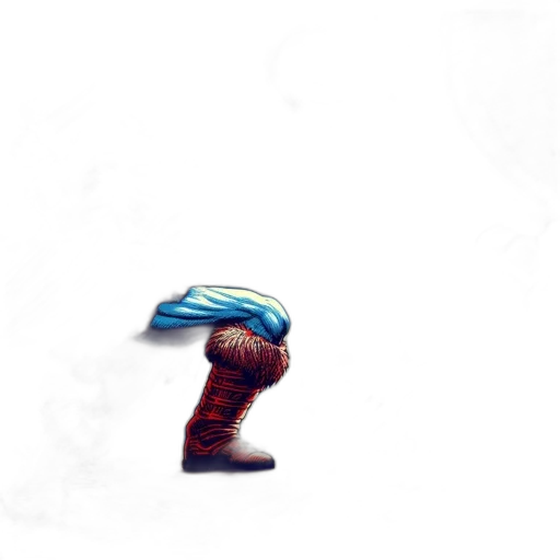 weapon, staff, sword, shoes transparent PNG cut-out