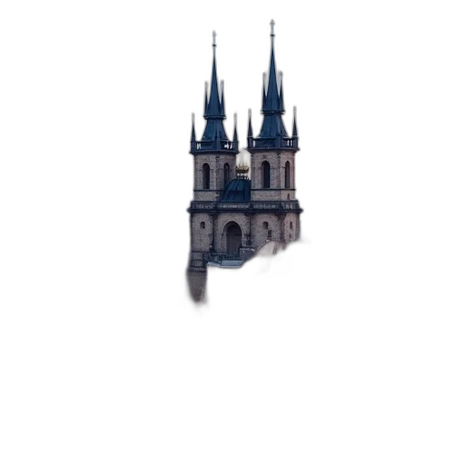 building, crown, umbrella, dragon transparent PNG cut-out