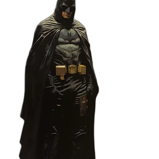 comic book art, concept art, 3d render, dark transparent PNG cut-out