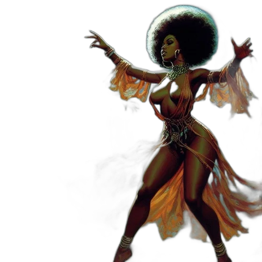 concept art, fantasy art, comic book art, earth tones transparent PNG cut-out
