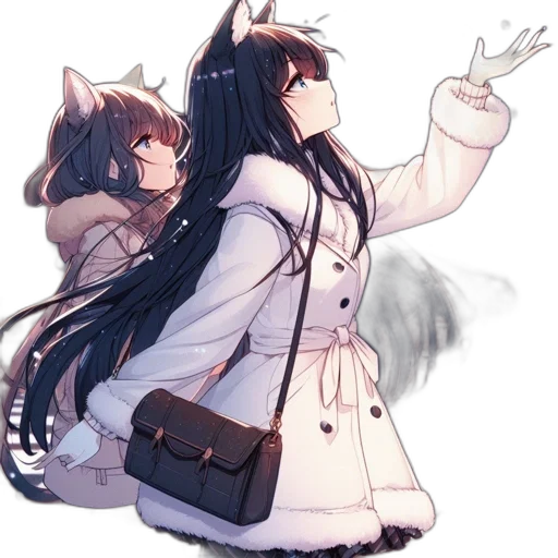 staff, jacket, anime, concept art transparent PNG cut-out