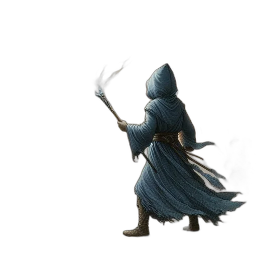 staff, sword, weapon, hat transparent PNG cut-out