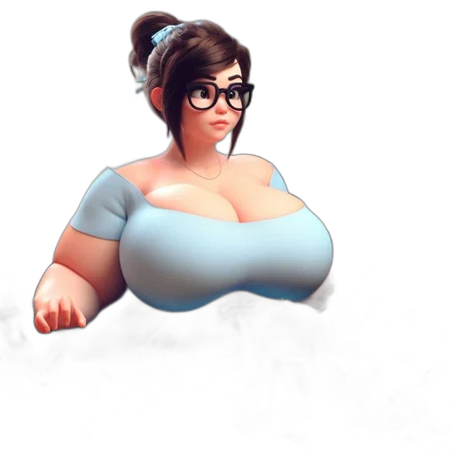 dress, staff, 3d render, concept art transparent PNG cut-out