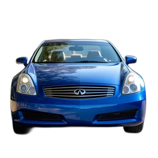 car, 3d render, photorealistic, blue transparent PNG cut-out