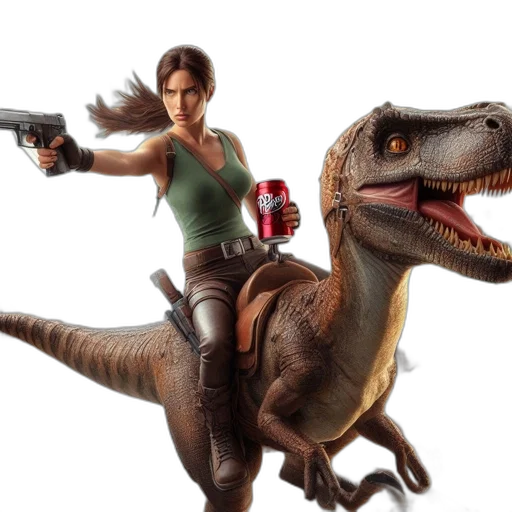 concept art, 3d render, woman, clad transparent PNG cut-out