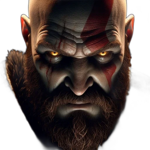face, mask, concept art, photorealistic transparent PNG cut-out