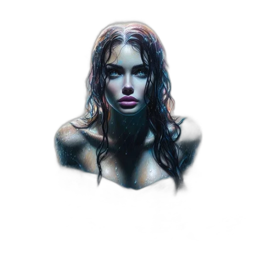 face, crown, jewelry, hair transparent PNG cut-out