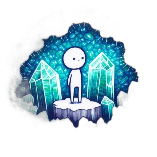 pixel art, concept art, fantasy art, 3d render transparent PNG cut-out