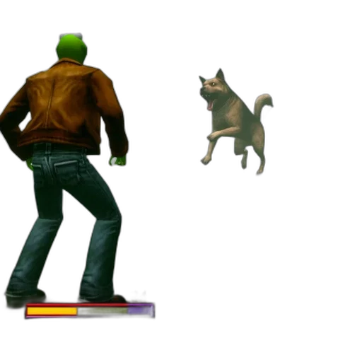 animal, creature, hat, jacket transparent PNG cut-out