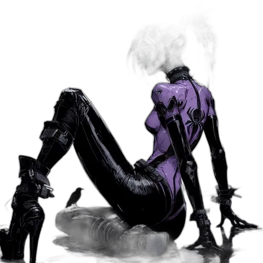 robot, mask, weapon, dress transparent PNG cut-out