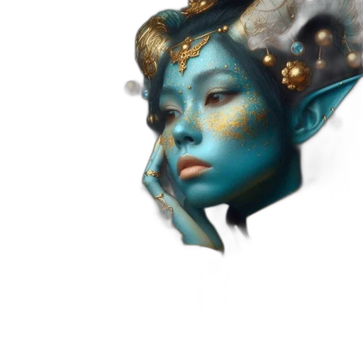 mask, crown, face, jewelry transparent PNG cut-out