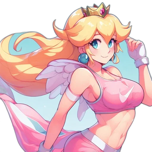 dress, crown, weapon, staff transparent PNG cut-out