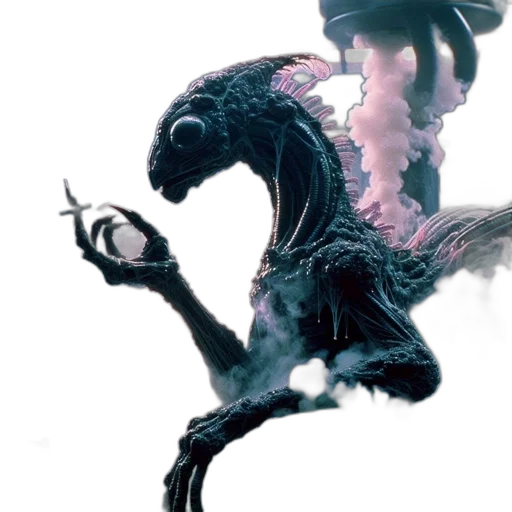 dragon, creature, animal, staff transparent PNG cut-out