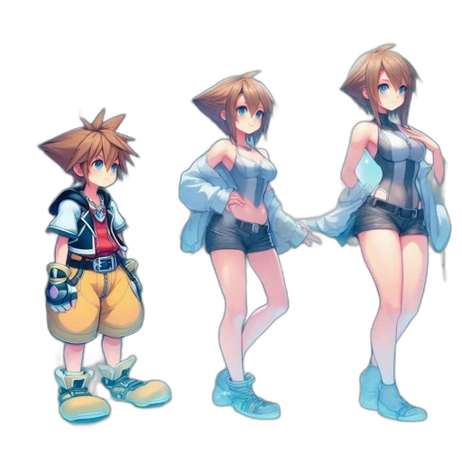 dress, jacket, weapon, concept art transparent PNG cut-out