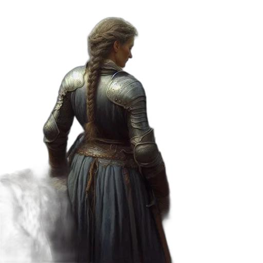 sword, dragon, dress, staff transparent PNG cut-out